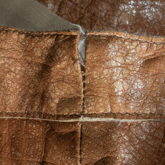 Emanuel Ungaro Fuchsia Leather pants - Size 6 - Picture 13 of 14